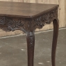 18th Century Liégeois Louis XV Hand Carved Oak End Table