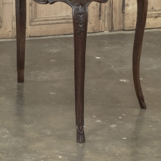 18th Century Liégeois Louis XV Hand Carved Oak End Table