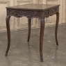 18th Century Liégeois Louis XV Hand Carved Oak End Table
