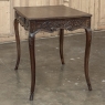 18th Century Liégeois Louis XV Hand Carved Oak End Table