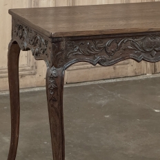 18th Century Liégeois Louis XV Hand Carved Oak End Table