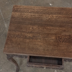 18th Century Liégeois Louis XV Hand Carved Oak End Table