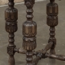 Antique Jacobean Style Octagonal End Table in Hand Waxed Oak