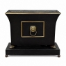Napoleon III Period Large Tôle Jardinière with Gilded Brass Accents