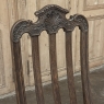 Set of 6 Antique Country French Liègeois Hand Carved Oak Dining Chairs with Needlepoint Tapestry