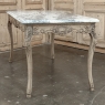 Antique 19th Century Louis XV Stripped Table with Marble Top