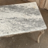 Antique 19th Century Louis XV Stripped Table with Marble Top