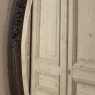 Art Deco Period Oak Carved Louis XVI Style Oval Mirror