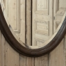 Art Deco Period Oak Carved Louis XVI Style Oval Mirror