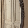 Art Deco Period Oak Carved Louis XVI Style Oval Mirror