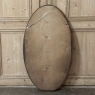 Art Deco Period Oak Carved Louis XVI Style Oval Mirror
