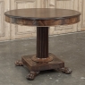 Antique French Charles X Period Mahogany Center Table