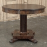 Antique French Charles X Period Mahogany Center Table
