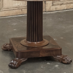 Antique French Charles X Period Mahogany Center Table
