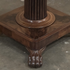 Antique French Charles X Period Mahogany Center Table