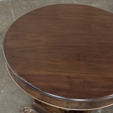 Antique French Charles X Period Mahogany Center Table
