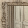 Antique Italian Hand-Carved Mirror in Stripped Walnut