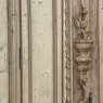 Antique Italian Hand-Carved Mirror in Stripped Walnut