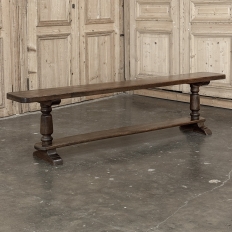 Rustic Country French Solid Oak Bench