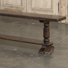Rustic Country French Solid Oak Bench
