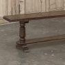 Rustic Country French Solid Oak Bench