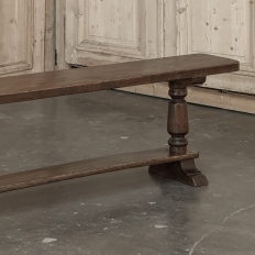 Rustic Country French Solid Oak Bench