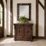 19th Century French Renaissance Revival Hand-Carved Oak Mirror