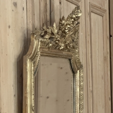 Antique 19th Century French Louis XVI Gilded Mirror