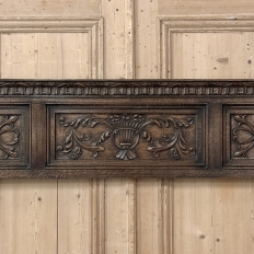 Antique Gothic Revival Carved Oak Panel