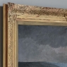 Antique Framed Oil Painting on Canvas of Ardennes Landscape by Rene Toussaint (1902-1971)