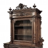 19th Century French Renaissance Revival Oak Bookcase ~ Bibliothèque with Beveled Glass