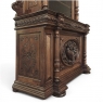 19th Century French Renaissance Revival Oak Bookcase ~ Bibliothèque with Beveled Glass
