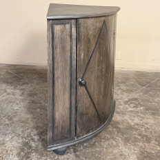 18th Century Dutch Rustic Painted Corner Cabinet