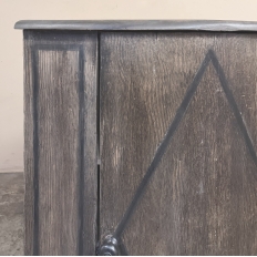 18th Century Dutch Rustic Painted Corner Cabinet