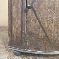 18th Century Dutch Rustic Painted Corner Cabinet