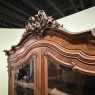 19th Century French Louis XV Walnut Display Armoire ~ Bookcase