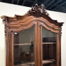 19th Century French Louis XV Walnut Display Armoire ~ Bookcase