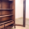 19th Century French Louis XV Walnut Display Armoire ~ Bookcase