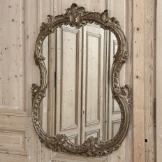 Italian 19th Century Louis XV Carved Giltwood Mirror