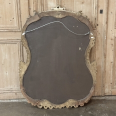 Italian 19th Century Louis XV Carved Giltwood Mirror