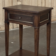 Pair Mid-Century Louis XVI Style Mahogany End Tables