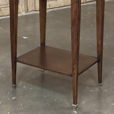 Pair Mid-Century Louis XVI Style Mahogany End Tables