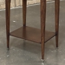 Pair Mid-Century Louis XVI Style Mahogany End Tables