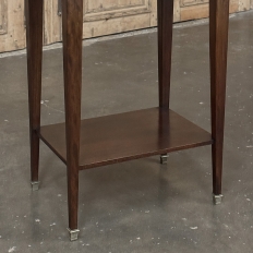 Pair Mid-Century Louis XVI Style Mahogany End Tables
