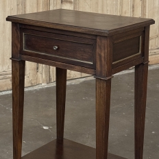 Pair Mid-Century Louis XVI Style Mahogany End Tables