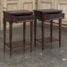 Pair Mid-Century Louis XVI Style Mahogany End Tables