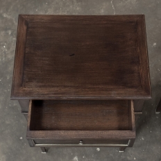 Pair Mid-Century Louis XVI Style Mahogany End Tables