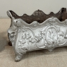 Pair Antique French Louis XIV Style Cast Iron Jardinières
