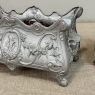 Pair Antique French Louis XIV Style Cast Iron Jardinières