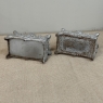 Pair Antique French Louis XIV Style Cast Iron Jardinières